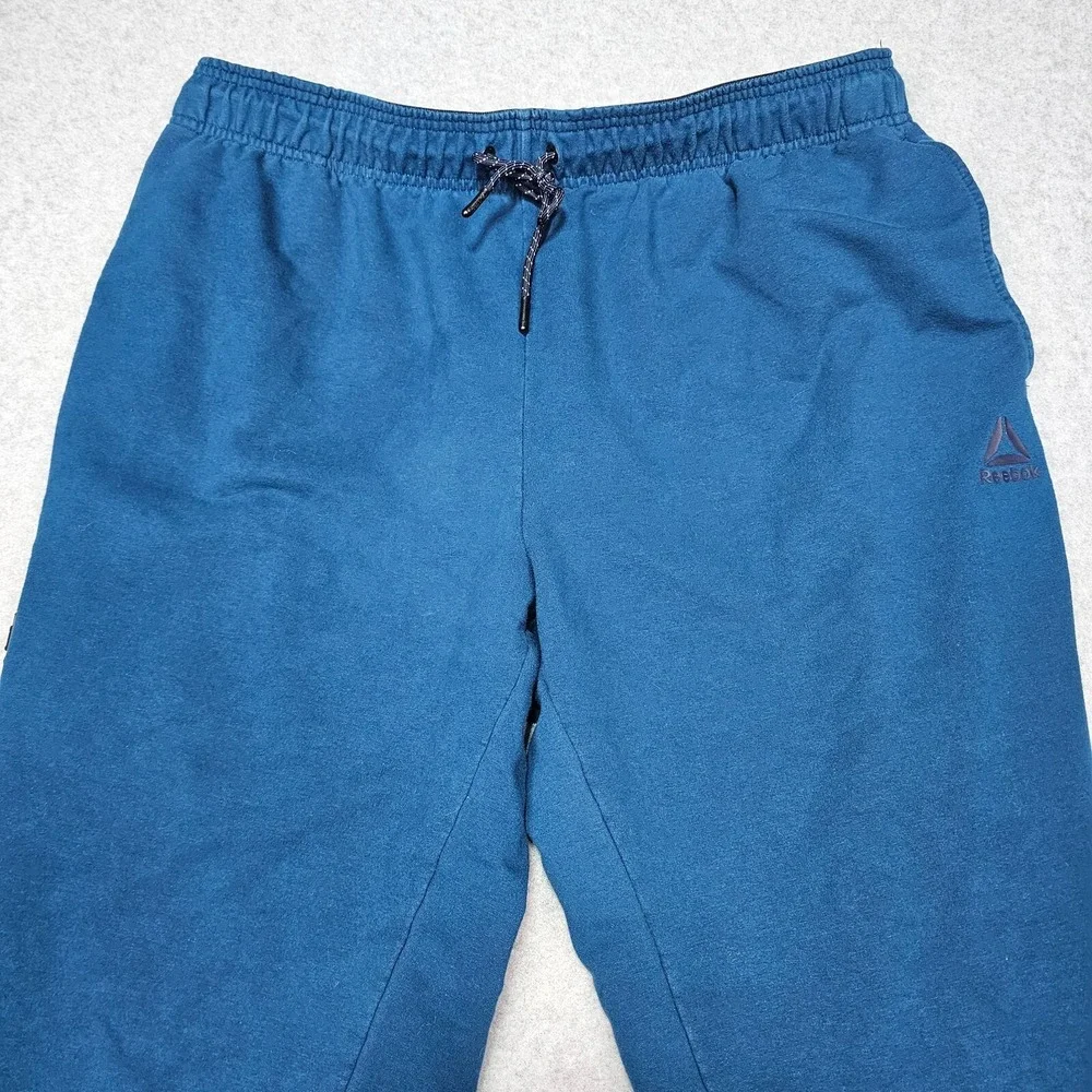 Reebok Mens XL Athletic Sweatpants Activewear Joggers Drawstring Gym Workout